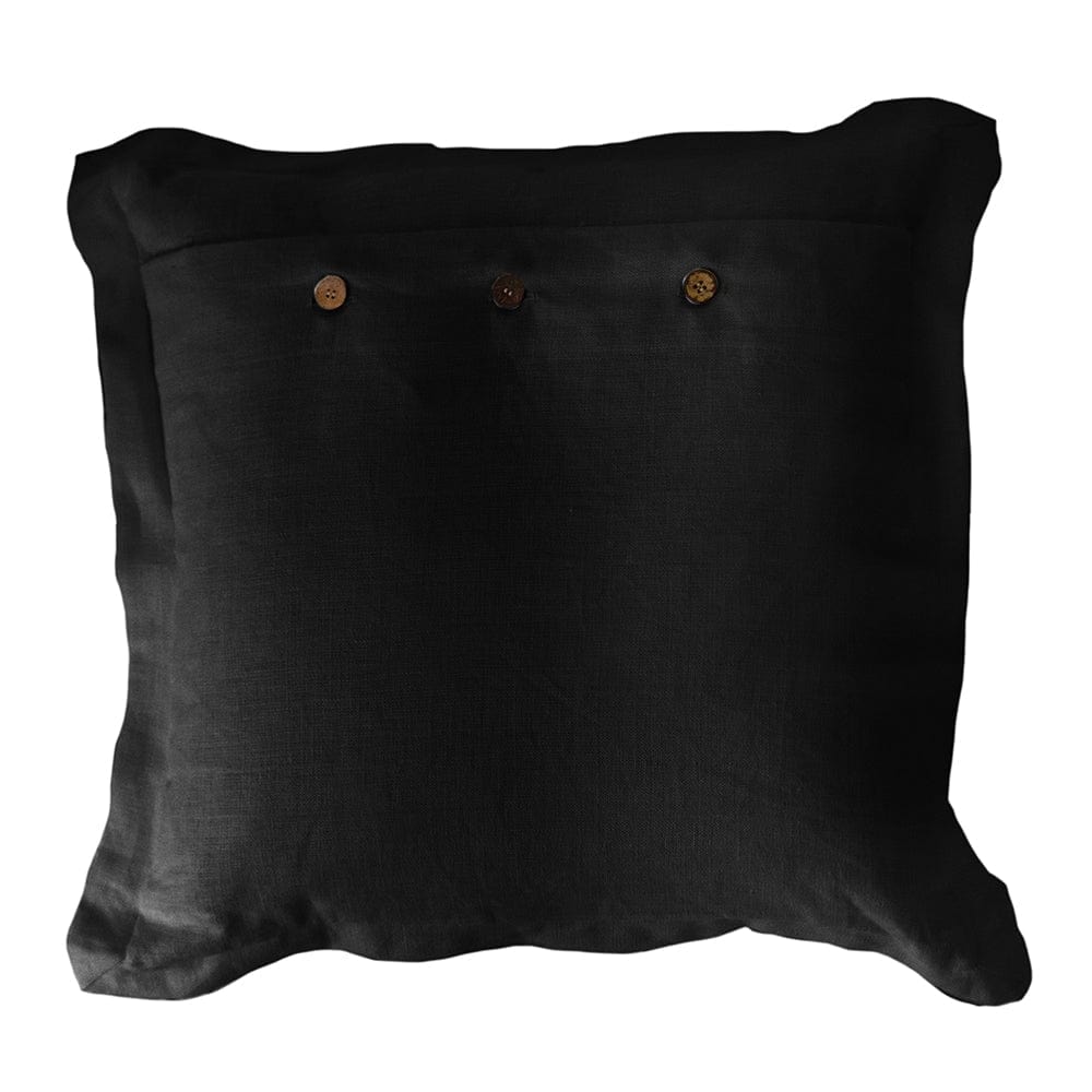 Bandhini Homewear Design Accessories Linen Flange Lounge Cushion 55 x 55 cm House of Isabella UK