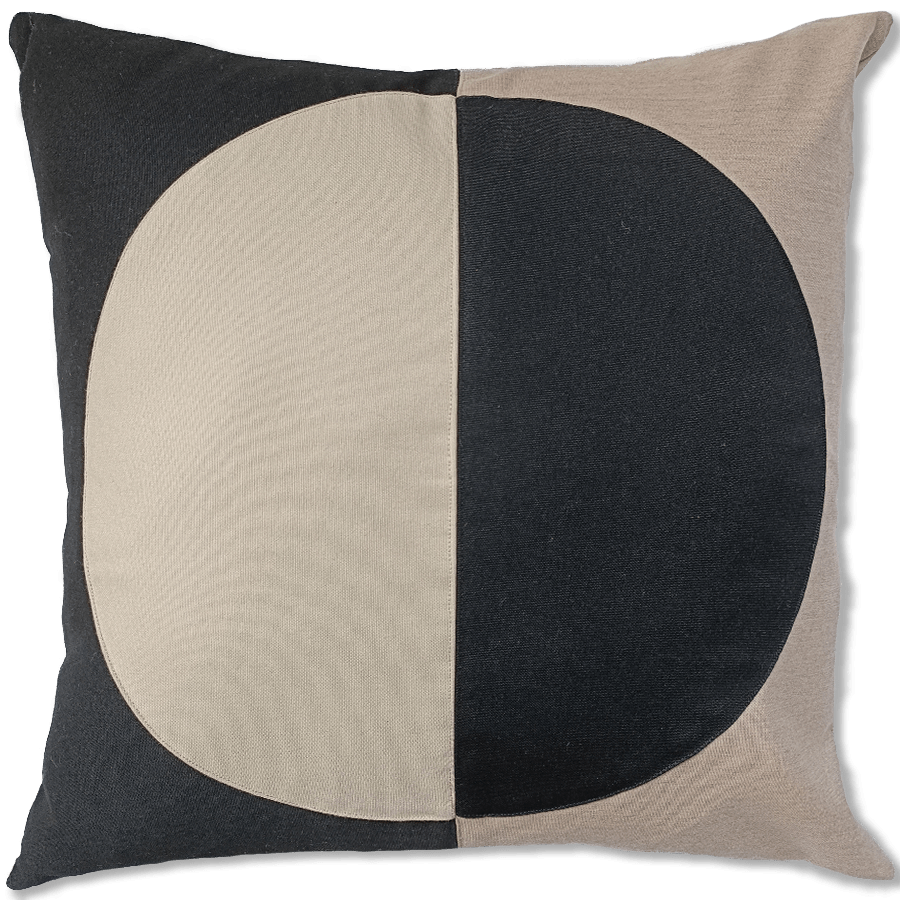 Bandhini Homewear Design Accessories Navy and Cloud / 55cm x 55cm / 22 x 22inches Outdoor Global - Earth Moon Lounge Cushion 55 x 55cm House of Isabella UK