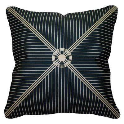 Bandhini Homewear Design Accessories Outdoor Compass Lounge Cushion 55 x 55 cm House of Isabella UK