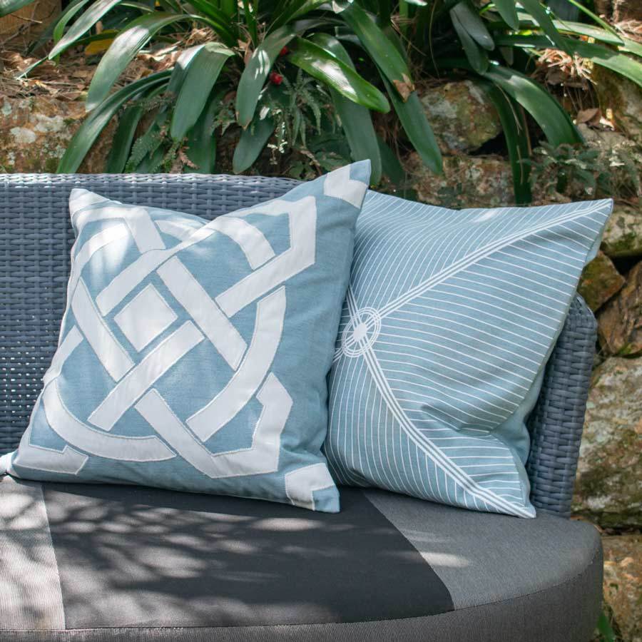 Bandhini Homewear Design Accessories Outdoor Compass Lounge Cushion 55 x 55 cm House of Isabella UK