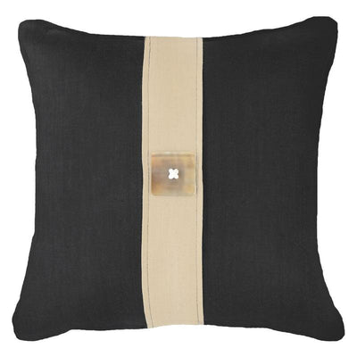 Bandhini Homewear Design Accessories Outdoor Horn Button Lounge Cushion 55 x 55cm House of Isabella UK