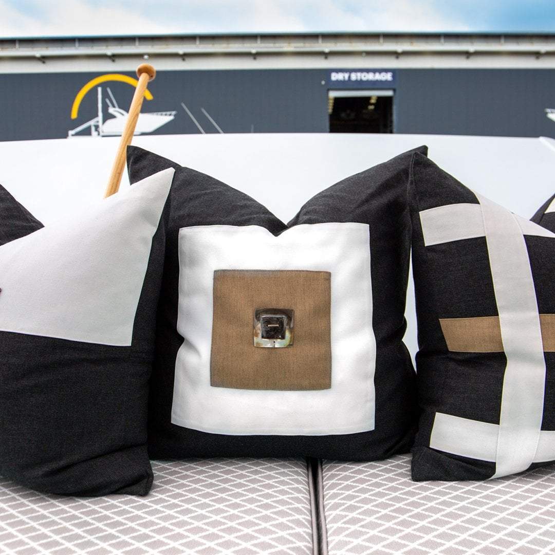 Bandhini Homewear Design Accessories Outdoor Nautical November Lounge Cushion 55 x 55 cm House of Isabella UK