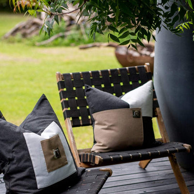 Bandhini Homewear Design Accessories Outdoor Nautical William Lounge Cushion 55 x 55 cm House of Isabella UK