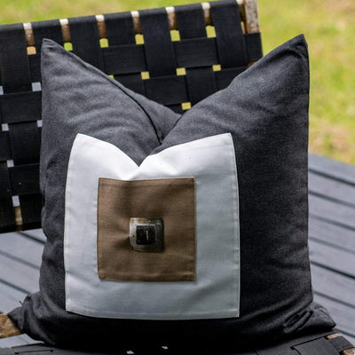 Bandhini Homewear Design Accessories Outdoor Nautical William Lounge Cushion 55 x 55 cm House of Isabella UK