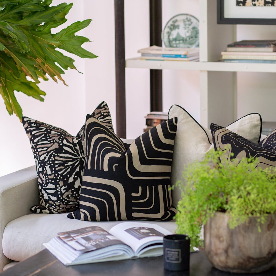 Bandhini Homewear Design Accessories Para Angle Screen Lounge Cushion 55 x 55 cm House of Isabella UK