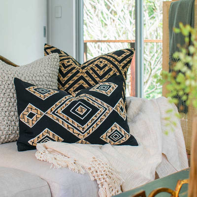 Bandhini Homewear Design Accessories Shoowa Arrow Lounge Cushion 55 x 55cm House of Isabella UK
