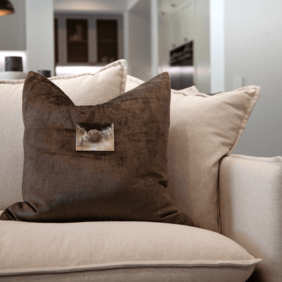 Bandhini Homewear Design Accessories Stone Dune Lounge Cushion 55 x 55 cm House of Isabella UK