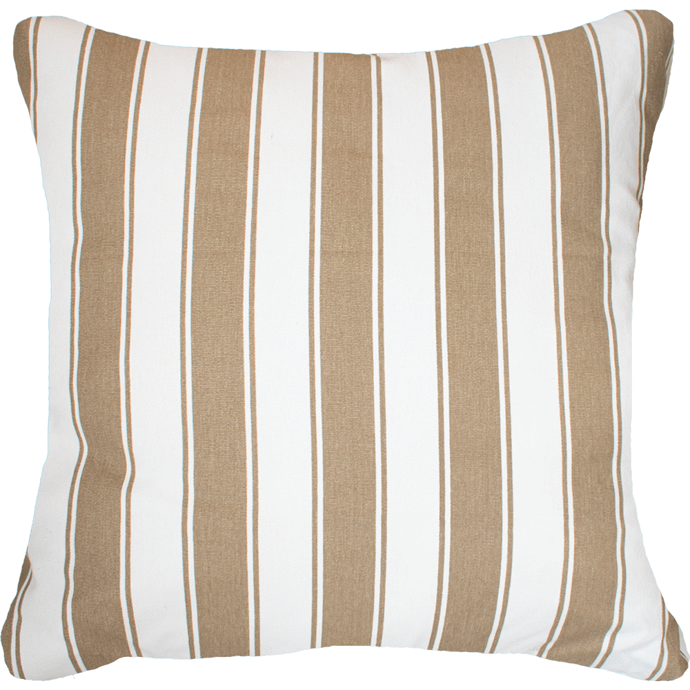 Bandhini Homewear Design Accessories Ticking Stripe Rye Lounge Cushion 55 x 55cm House of Isabella UK