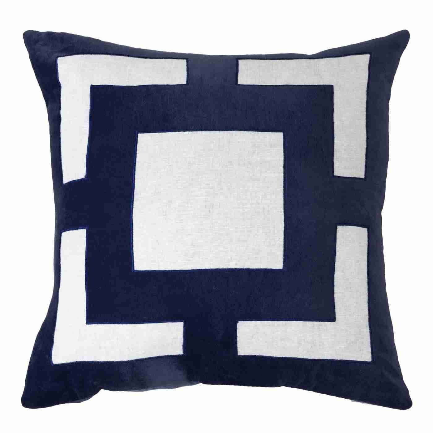 Bandhini Homewear Design Accessories Velvet Panel Lounge Cushion 55 x 55cm House of Isabella UK