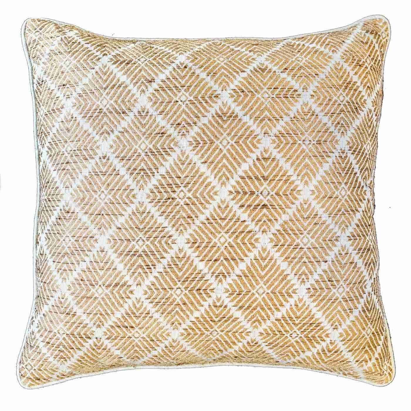 Bandhini Homewear Design Accessories Weave Phulkari Lounge Cushion 55 x 55cm House of Isabella UK
