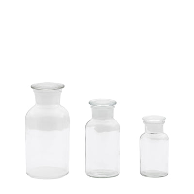 Bodhi Accessories Apotheca Jar - Clear House of Isabella UK