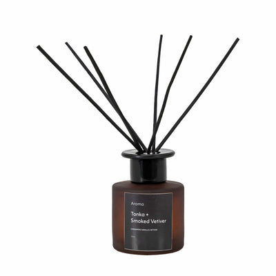 Bodhi Accessories Aroma 100ml Reed Diffuser Tonka & Smoked Vetiver House of Isabella UK