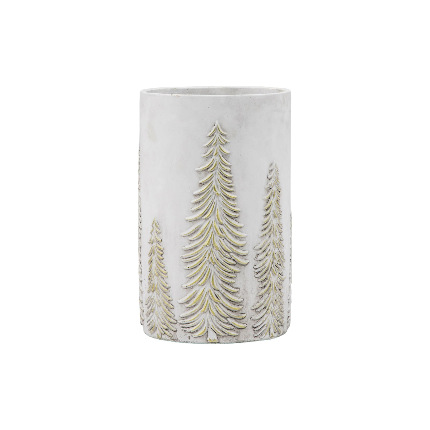 Bodhi Accessories Forest Vase White and Gold House of Isabella UK