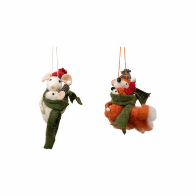 Bodhi Accessories Hugging Fox and Mice Set of 2 House of Isabella UK