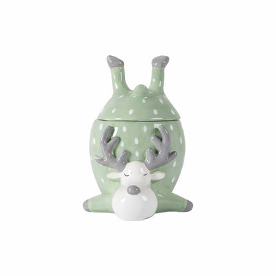 Bodhi Accessories Reindeer Pot with Lid House of Isabella UK