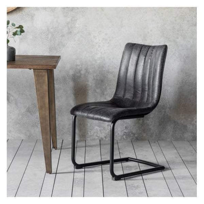 Bodhi Dining Edington Grey Chair (2pk) W460 x D620 x H870mm House of Isabella UK