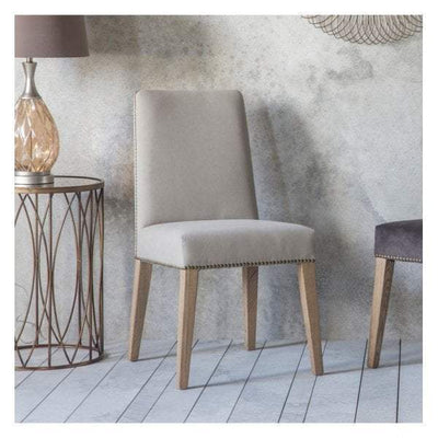 Bodhi Dining Rex Dining Chair Cement Linen (2pk) House of Isabella UK