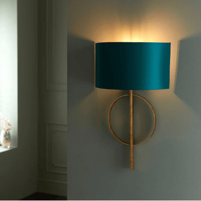 Bodhi Lighting Cateline Wall Light Gold / Teal | OUTLET House of Isabella UK