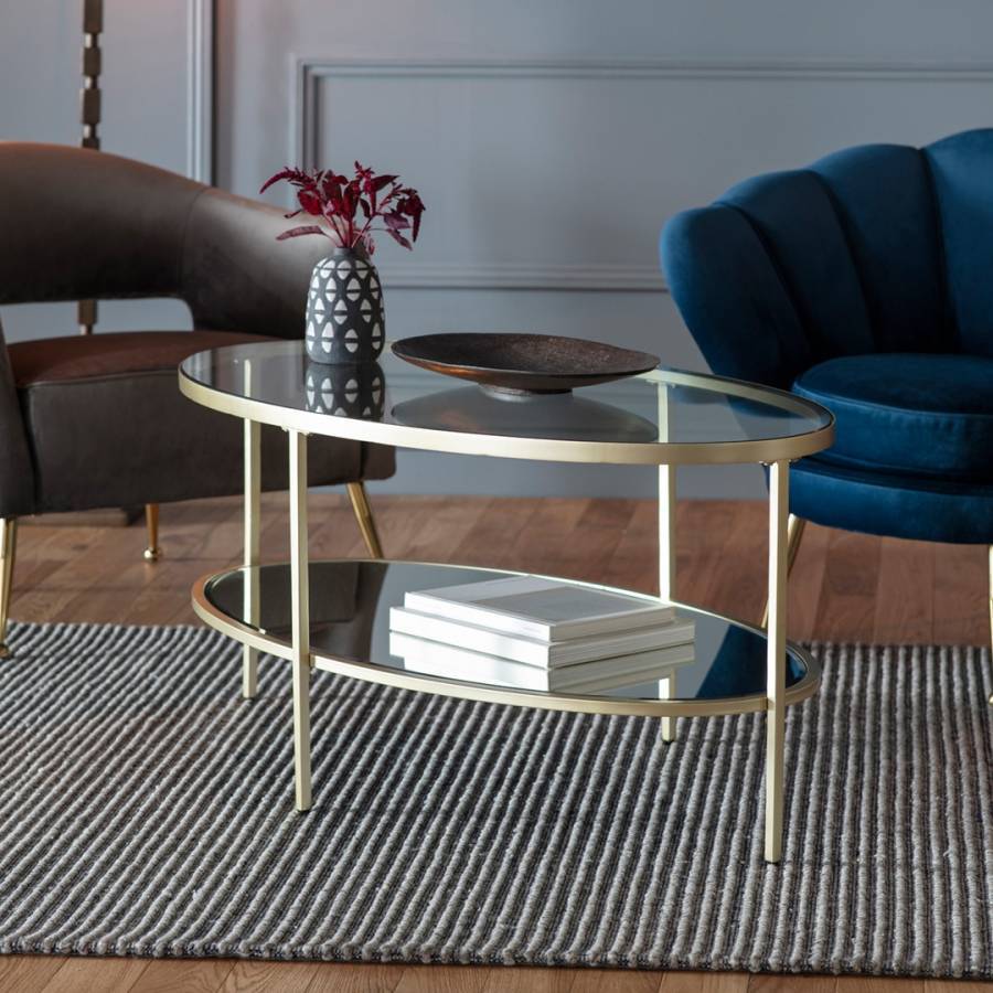 Bodhi Living Hudson Coffee Table Champagne House of Isabella UK