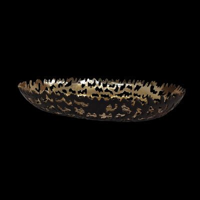 Bronze Oval Coral Bowl