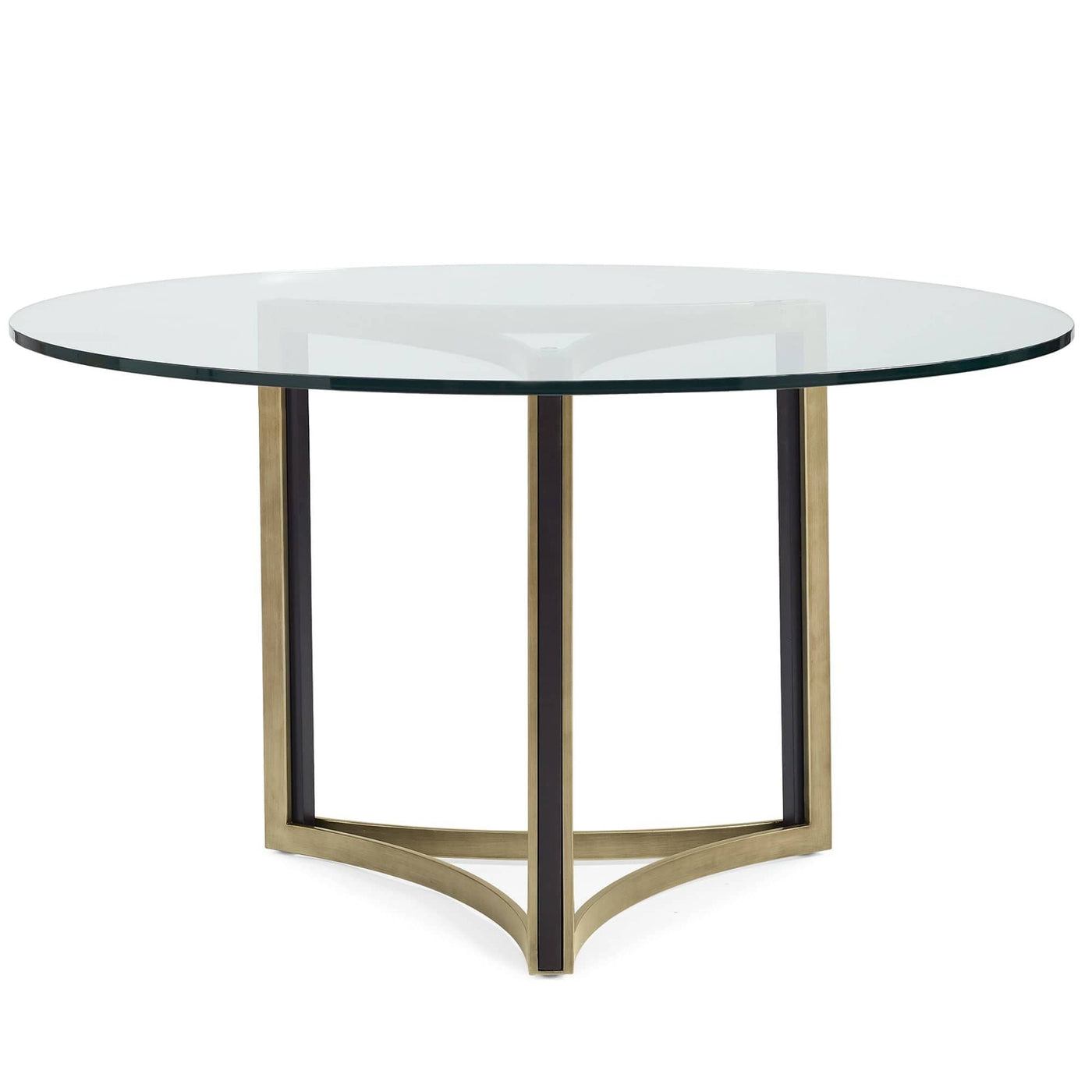 Caracole Dining Remix Glass Top Table 48" House of Isabella UK