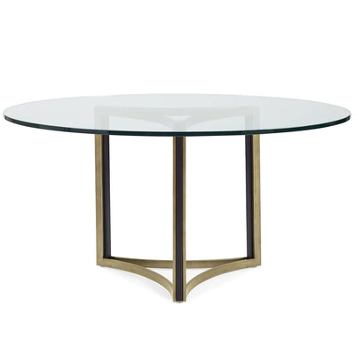 Caracole Dining Remix Glass Top Table 54" House of Isabella UK