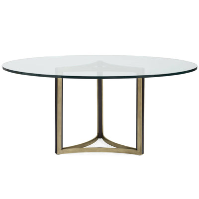 Caracole Dining Remix Glass Top Table 60" House of Isabella UK