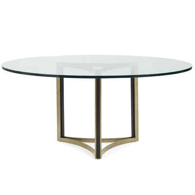 Caracole Dining Remix Glass Top Table 60" House of Isabella UK