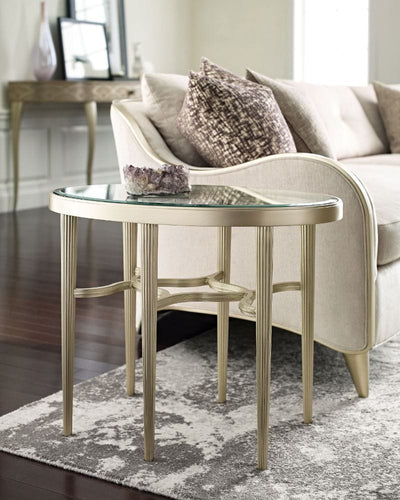 Caracole Living Lillian Oval End Table House of Isabella UK