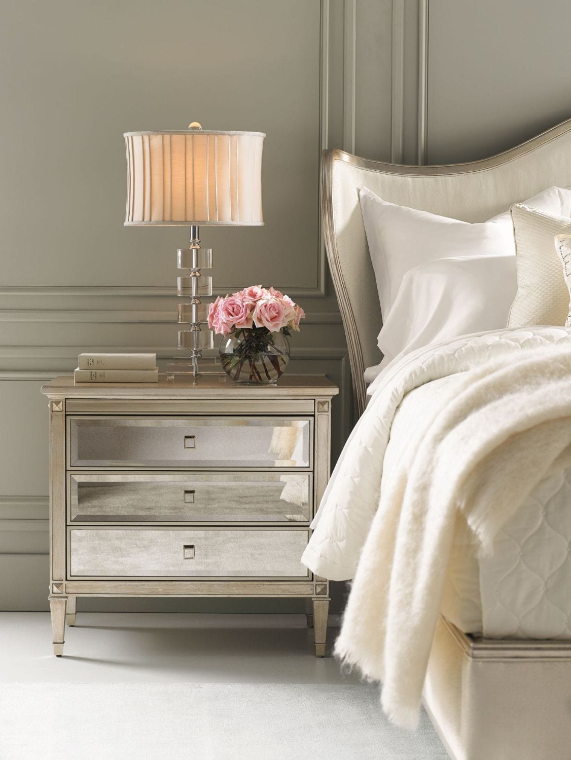 Caracole Sleeping a Classic Beauty Bedside Table House of Isabella UK