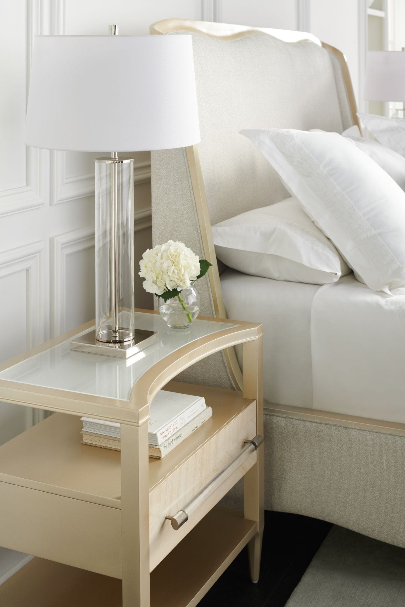 Caracole Sleeping Clearly Open Bedside Table House of Isabella UK