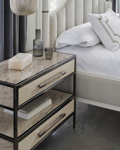 Caracole Sleeping Dual Impressions Bedside Table House of Isabella UK