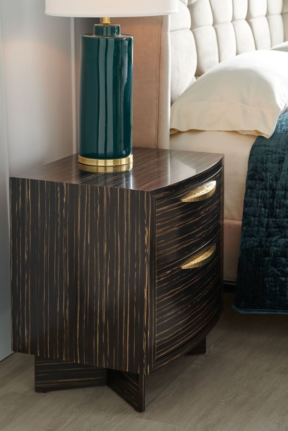 Caracole Sleeping Vector Bedside Table House of Isabella UK