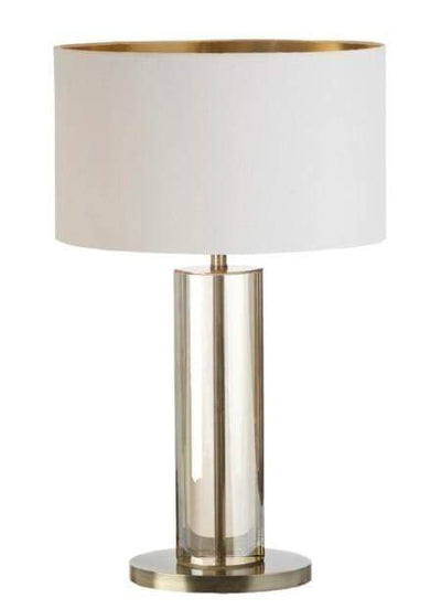 RV Astley Lighting Lisle Cognac Crystal Table Lamp House of Isabella UK