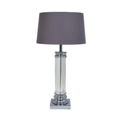 RV Astley Lighting Nickel and Crystal Table Lamp - Base Only House of Isabella UK