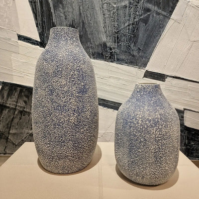 Ceramic Blue Speckle Pair