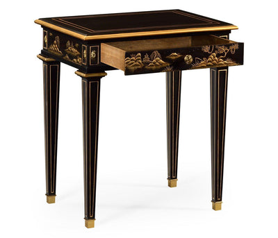 Jonathan Charles Chinoiserie Style Bedside Table
