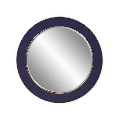 DI Designs Mirrors Willersley Blue Round Mirror House of Isabella UK