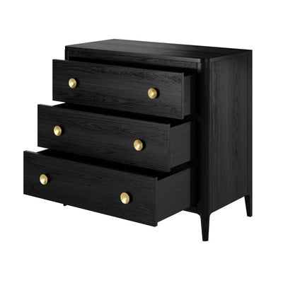 DI Designs Sleeping Abberley Chest of Drawers - Black House of Isabella UK