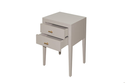 DI Designs Sleeping Radford Bedside - 2 drawer - Grey House of Isabella UK