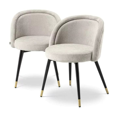 Eichholtz Dining Dining Chair Chloé set of 2 Sand House of Isabella UK