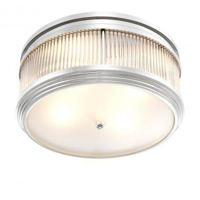 Eichholtz Lighting Ceiling Lamp Rousseau - Nickel Finish House of Isabella UK