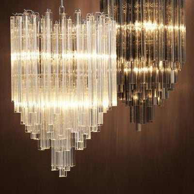 Eichholtz Lighting Chandelier Salerno - Nickel Finish House of Isabella UK