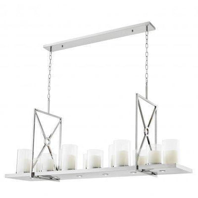 Eichholtz Lighting Chandelier Summit - Polished Stainless Steel House of Isabella UK