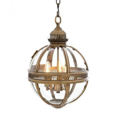 Eichholtz Lighting Lantern Residential S - Antique Brass Finish House of Isabella UK