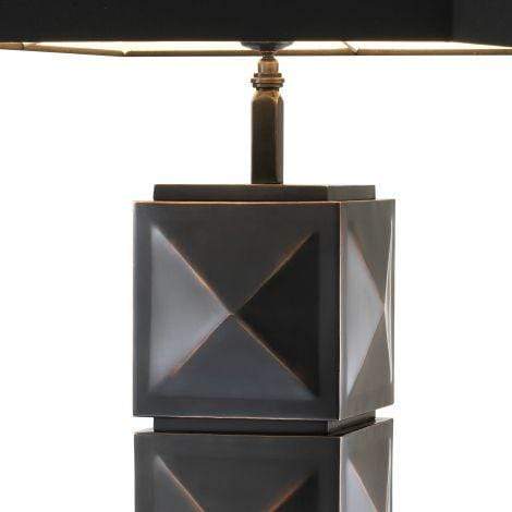 Eichholtz Lighting Table Lamp Carlo - Bronze and Granite House of Isabella UK