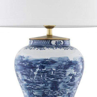 Eichholtz Lighting Table Lamp Chinese Blue House of Isabella UK