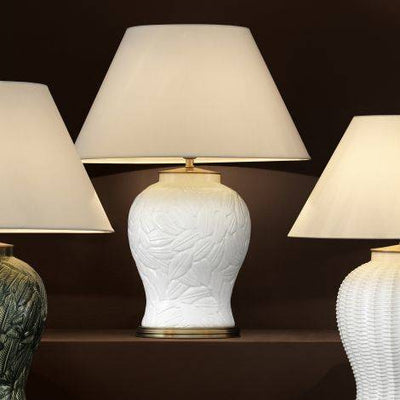 Eichholtz Lighting Table Lamp Cyprus - White Ceramic House of Isabella UK
