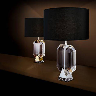 Eichholtz Lighting Table Lamp Emerald Gold Black Shade House of Isabella UK