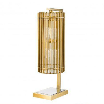 Eichholtz Lighting Table Lamp Pimlico - Gold & Nickel Finish with Champagne Glass House of Isabella UK